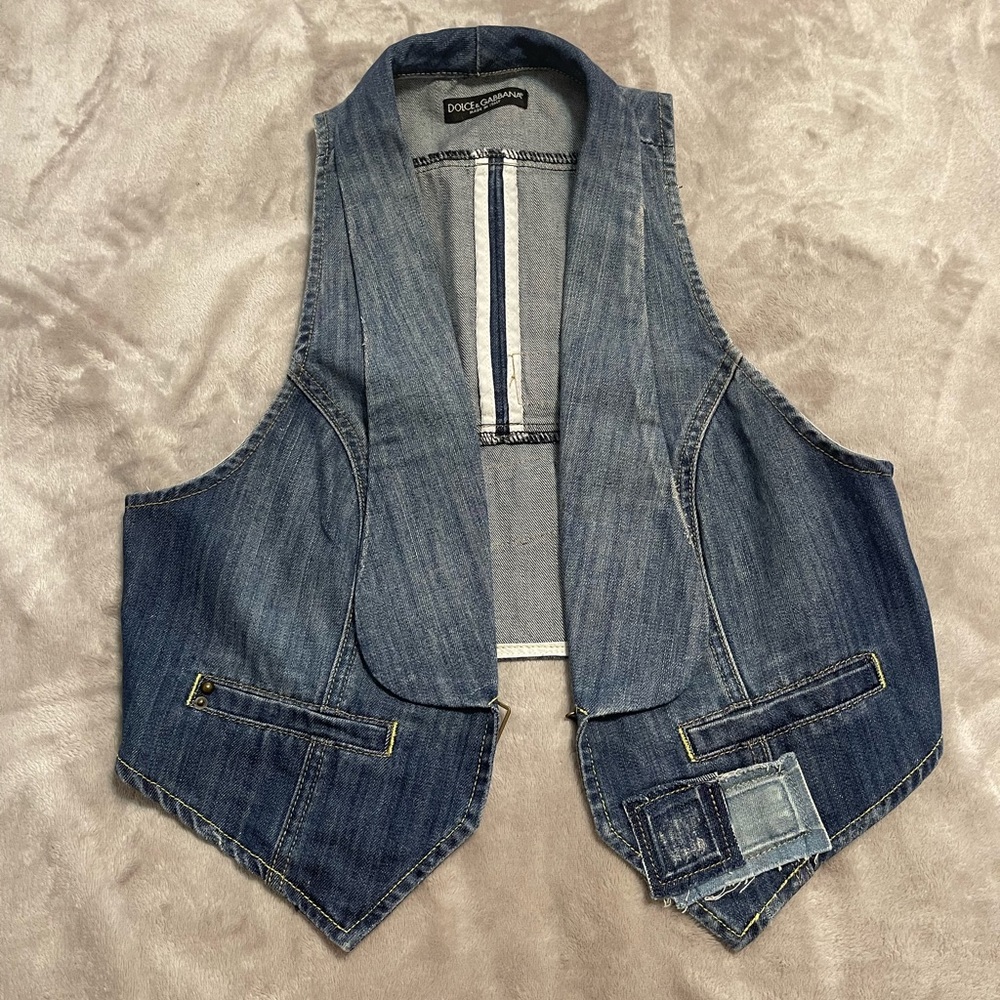 Beautiful jeans vest new